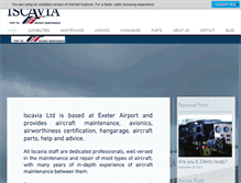 Tablet Screenshot of iscavia.com